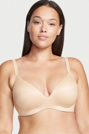 Victoria's Secret Bare Smooth Lightly Gefütterte Non Wired Full Cup Bra Schwarz | 429607PQF