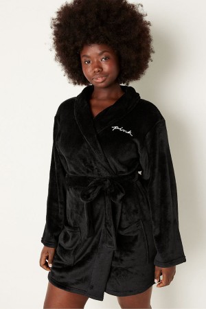 Victoria's Secret Cosy Dressing Gown Schwarz | 261794ZUA