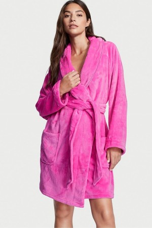 Victoria's Secret Cosy Kurzes Dressing Gown Schwarz | 567324TVZ