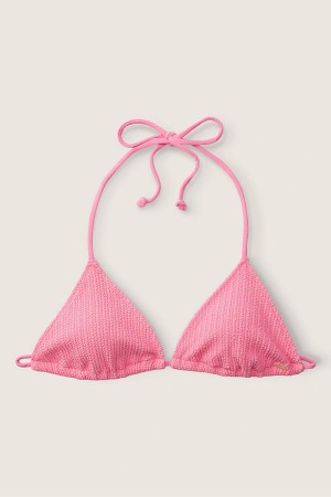 Victoria's Secret Crinkle Bikini Top Rosa | 170923GRX