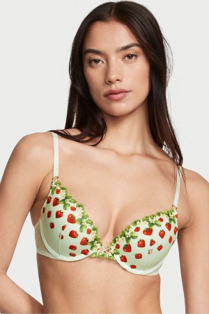 Victoria's Secret Dream Angels Dream Angels Plunge Push Up Bra Grün | 041923CDE