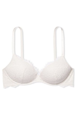 Victoria's Secret Dream Angels Spitze Lightly Gefütterte Non Wired Bra Weiß | 185624OIG