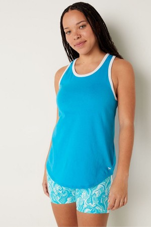 Victoria's Secret Everyday Ringer Tank Blau | 483791FNS