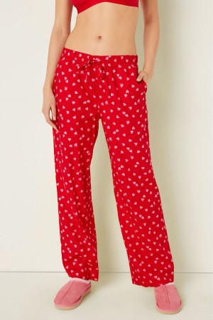 Victoria's Secret Flannel Pyjama Bottoms Rosa | 128576XME