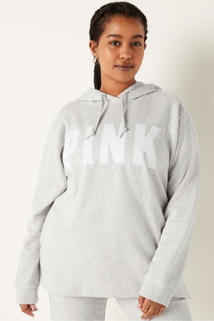 Victoria's Secret Fleece Campus Hoodie Grau | 148605UDK