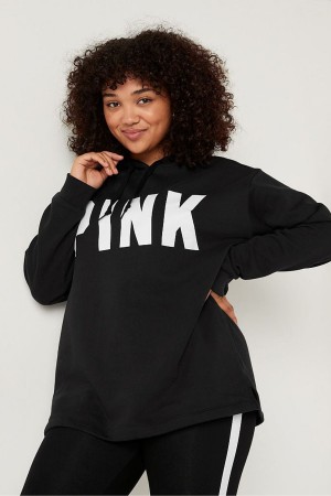 Victoria's Secret Fleece Campus Hoodie Schwarz | 891234PTW