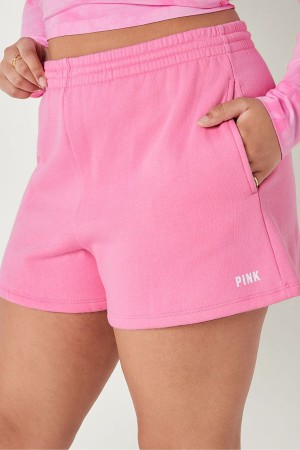 Victoria's Secret Fleece Kurzes Rosa | 157096JUW