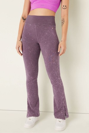 Victoria's Secret Foldover Flare Legging Lila | 831597IUR