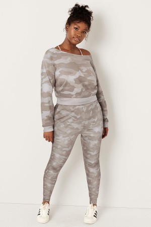 Victoria's Secret High Taille Schlank Jogger Peppercorn | 403187ENR