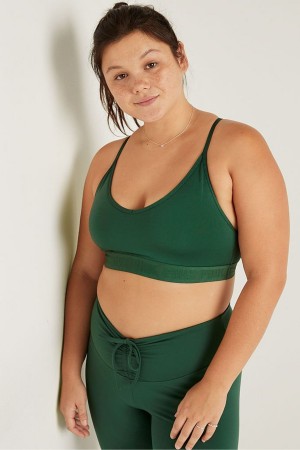 Victoria's Secret Lightly Gefütterte Low Impact Sports Bra Grün | 019324ODC