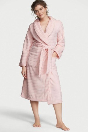 Victoria's Secret Long Cosy Robe Rosa | 207586CSU