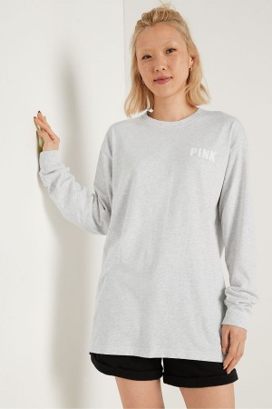 Victoria's Secret Long Sleeve T-Shirt Grün | 468735ZPE