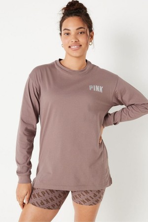 Victoria's Secret Long Sleeve T-Shirt Grün | 375108HLR