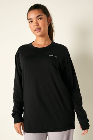 Victoria's Secret Long Sleeve T-Shirt Lila | 427903VQJ