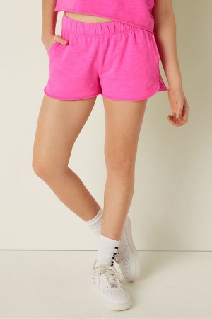 Victoria's Secret Lounge Baumwoll Shorts Rosa | 218045VQM