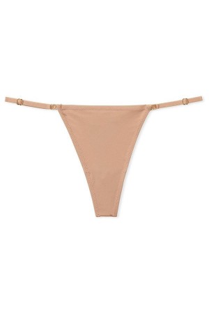 Victoria's Secret Love Cloud Adjustable String Tanga Knickers Beige | 860125WCL