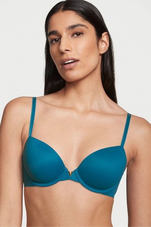 Victoria's Secret Love Cloud Smooth Lightly Gefütterte Demi Bra Blau | 927165VZL