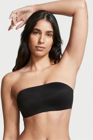 Victoria's Secret Love Cloud Smooth Lightly Gefütterte Non Wired Strapless Bra Schwarz | 672419ZAV