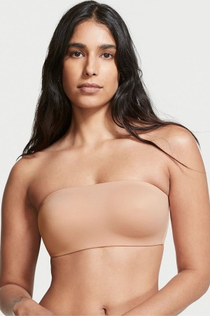 Victoria's Secret Love Cloud Smooth Lightly Gefütterte Non Wired Strapless Bra Sweet Nougat Nude | 458160TLH