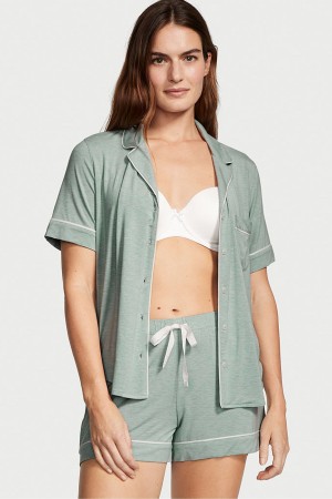 Victoria's Secret Modal Pyjama Kurzes Pyjamas Set Schwarz | 321498FIS