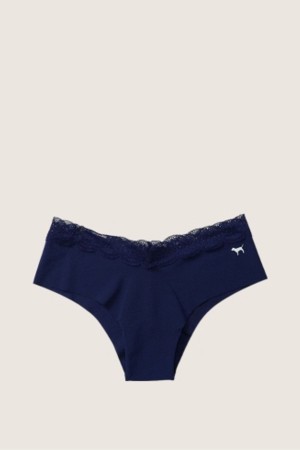 Victoria's Secret No-Show No Show Cheeky Knickers Blau | 749085KSF