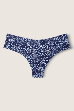 Victoria's Secret No-Show No Show Tanga Knickers Blau | 548061AQC