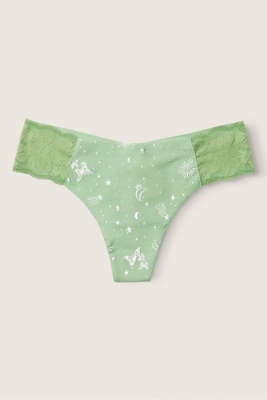 Victoria's Secret No-Show No Show Tanga Knickers Blau | 061942VFH