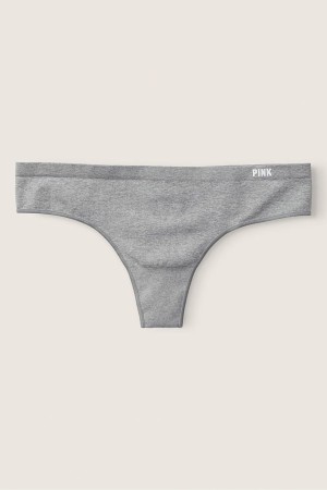 Victoria's Secret No-Show No Show Tanga Knickers Grau | 529784SUN