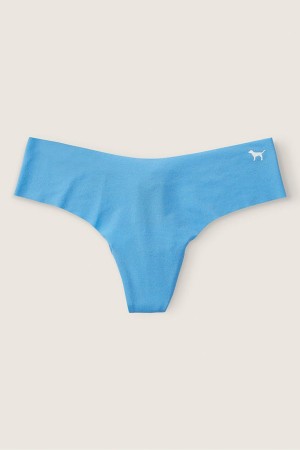 Victoria's Secret No Show Tanga Knickers Azurblau | 356214CDZ