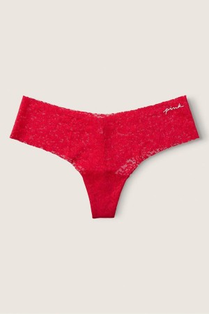 Victoria's Secret No Show Tanga Spitze Knickers Blau | 562708GFS