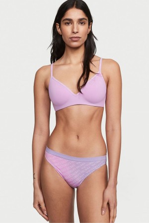 Victoria's Secret Seamless Bikini Knickers Lila | 849723SRI