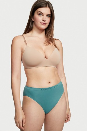 Victoria's Secret Seamless Bikini Knickers Grün | 731548RZW