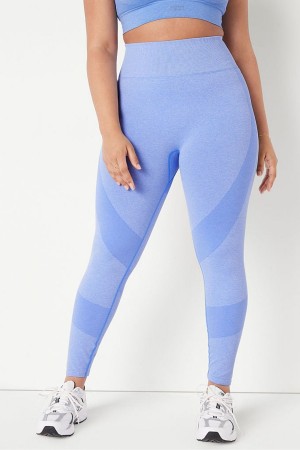 Victoria's Secret Seamless High Taille Full Length Workout Tights Blau | 798301JDZ