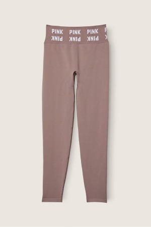 Victoria's Secret Seamless High Taille Full Length Leggings Kaffee Braun | 461590IJZ