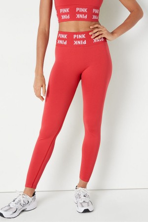 Victoria's Secret Seamless High Taille Full Length Leggings Rot | 873291HTQ