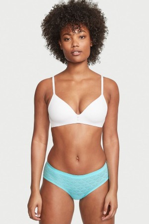 Victoria's Secret Seamless Hipster Knickers Blau | 265903VCD