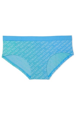 Victoria's Secret Seamless Hipster Knickers Blau | 574391LIS