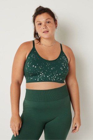 Victoria's Secret Seamless Seamless Lightly Gefütterte Low Impact Sports Bra Hellblau | 194608DEU