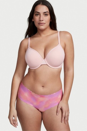 Victoria's Secret Sexy Illusions by Victorias Secret No Show Cheeky Knickers Rosa | 421397LWH