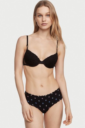 Victoria's Secret Sexy Illusions by Victorias Secret No Show Cheeky Knickers Blau | 780396ZYJ