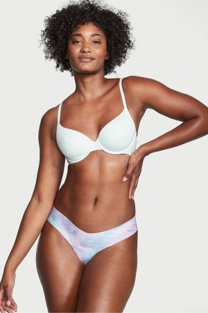 Victoria's Secret Sexy Illusions by Victorias Secret No Show Tanga Knickers Braun | 239465CVI