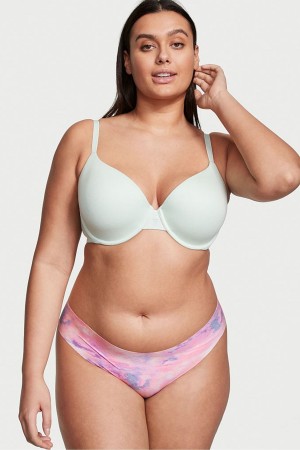 Victoria's Secret Sexy Illusions by Victorias Secret No Show Tanga Knickers Braun | 943702GMY