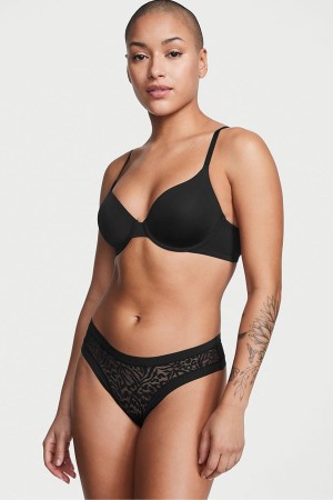 Victoria's Secret Sexy Illusions by Victorias Secret No Show Tanga Knickers Schwarz | 813960MYH