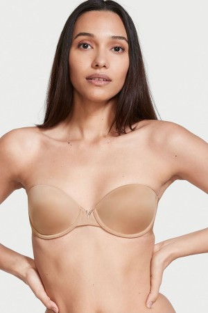 Victoria's Secret Sexy Illusions by Victorias Secret Smooth Lightly Gefütterte Multiway Strapless Bra Sweet Nougat Nude | 478205TVU