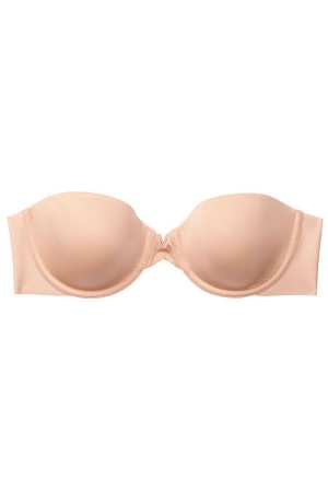 Victoria's Secret Sexy Illusions by Victorias Secret Smooth Lightly Gefütterte Multiway Strapless Bra Cameo Nude | 268170GCM