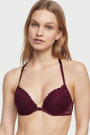 Victoria's Secret Sexy Tee Spitze Front Befestigung Lightly Gefütterte T-Shirt Bra Schwarz | 713286SPB