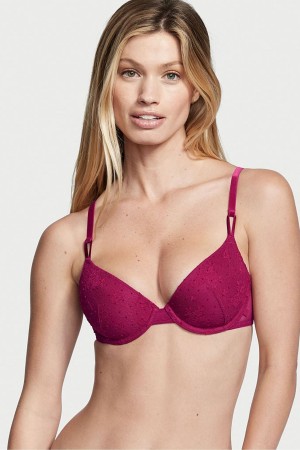 Victoria's Secret Sexy Tee Spitze Lightly Gefütterte T-Shirt Bra Schwarz | 621095GVC