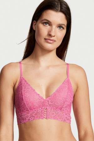 Victoria's Secret Sexy Tee Spitze Unlined Bralette Schwarz | 546801BLI