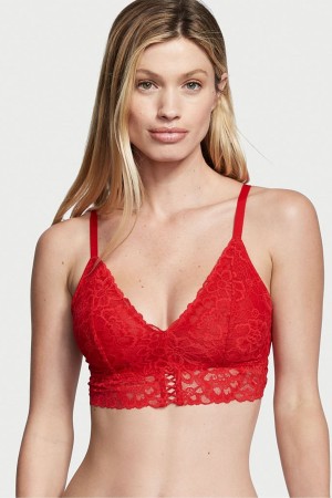 Victoria's Secret Sexy Tee Spitze Unlined Bralette Rot | 971836EFQ