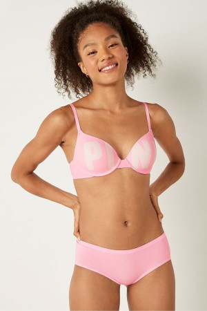 Victoria's Secret Smooth Lightly Gefütterte T-Shirt Bra Weiß | 915276FUS